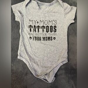 Gray Graphic Kids One Piece